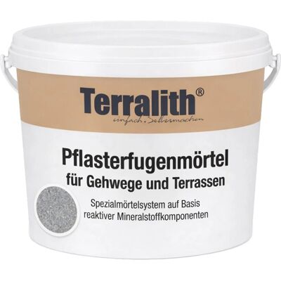 Terralith Drän Pflasterfugenmörtel Granit Grau 6279 Terralith Drän Pflasterfugenmörtel Granit Grau 6279