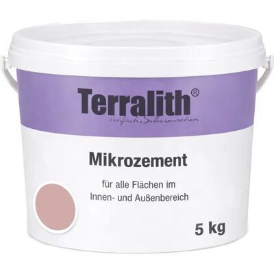 Terralith Mikrozement Fix & Fertig LFC0351 Altrosa 5kg Fein 3,5qm Terralith Mikrozement Fix & Fertig LFC0351 Altrosa 5kg Fein 3,5qm