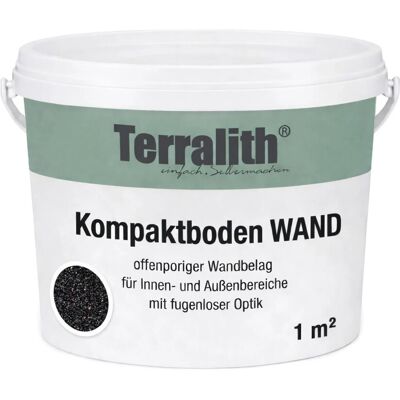 Terralith Kompaktboden Wand Mix Nero 107 für 1 m² Terralith Kompaktboden Wand Mix Nero 107 für 1 m²