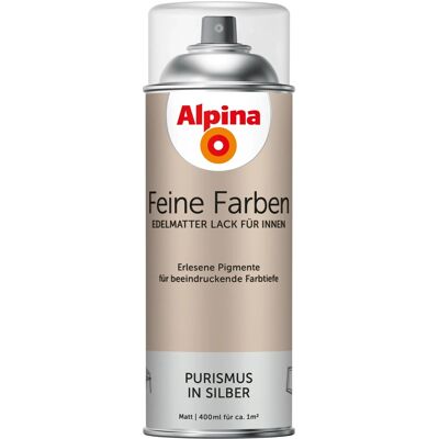 Alpina Feine Farben Sprühlack Purismus in Silber 400 ml Alpina Feine Farben Sprühlack Purismus in Silber 400 ml