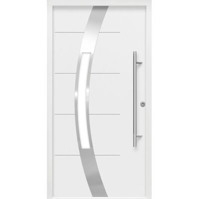 Splendoor Thermospace Sicherheits-Haustür ThermoSpace Prime Prag RC2 Komfort Weiß 110 x 210 cm R Splendoor Thermospace Sicherheits-Haustür ThermoSpace Prime Prag RC2 Komfort Weiß 110 x 210 cm R