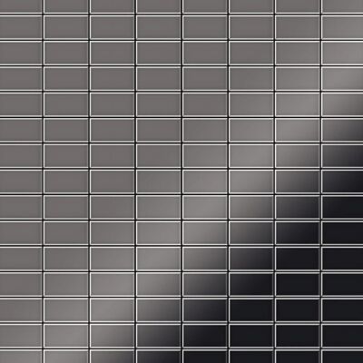 ALLOY Mosaik Fliese Massiv Metall Titan Hochglanz Dunkelgrau 1,6mm Bauhaus-ti-sm 1 Paket mit 10 Matten 1,05 m2 Grau ALLOY Mosaik Fliese Massiv Metall Titan Hochglanz Dunkelgrau 1,6mm Bauhaus-ti-sm 1 Paket mit 10 Matten 1,05 m2 Grau