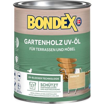 BONDEX Gartenholzöl UV-Öl Farblos - Holzöl BONDEX Gartenholzöl UV-Öl Farblos - Holzöl