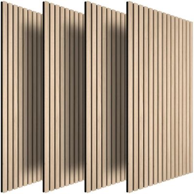 Tectake Akustikpaneele Sonic Wall Holzoptik In Eiche Hell Schallabsorbierender Filz 4Er Set 120 x 60 x 120 cm Eiche Hell Tectake Akustikpaneele Sonic Wall Holzoptik In Eiche Hell Schallabsorbierender Filz 4Er Set 120 x 60 x 120 cm Eiche Hell