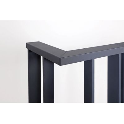 Dieda Eckset Linus Aluminium Anthrazit - Geländer 120 x 26 cm für seitliche Montage Dieda Eckset Linus Aluminium Anthrazit - Geländer 120 x 26 cm für seitliche Montage