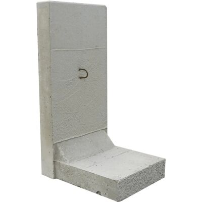 EHL Stützwinkel L-Stein 50 cm x 105 cm Sicht Lf.1 Wandstärke 12 cm Grau EHL Stützwinkel L-Stein 50 cm x 105 cm Sicht Lf.1 Wandstärke 12 cm Grau