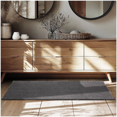 tectake - Soft Zone - anthrazit - Kurzflor-Teppich tectake - Soft Zone - anthrazit - Kurzflor-Teppich
