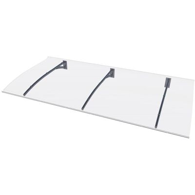 GUTTA Aluminium Haustürvordach - PT Secco - Wetterfest - 200x90 cm GUTTA Aluminium Haustürvordach - PT Secco - Wetterfest - 200x90 cm