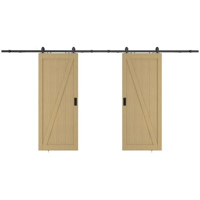 Vente-unique Schiebetür Balerma Naturfarben Hell 63 cm Vente-unique Schiebetür Balerma Naturfarben Hell 63 cm