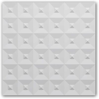 Profhome 159817 Weiß 3D Wandverkleidung - Akustikpaneel Profhome 159817 Weiß 3D Wandverkleidung - Akustikpaneel