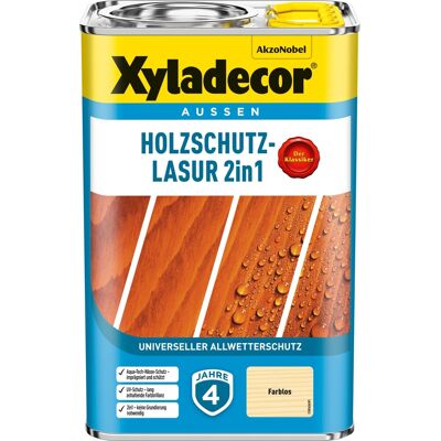 Xyladecor Holzschutz-Lasur 2in1 Farblos matt 4, Xyladecor Holzschutz-Lasur 2in1 Farblos matt 4,