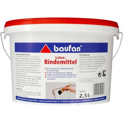 Baufan Latex-Bindemittel 2,5, Baufan Latex-Bindemittel 2,5,