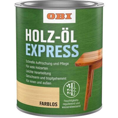 OBI Holz-Öl Express Farblos 750 ml OBI Holz-Öl Express Farblos 750 ml