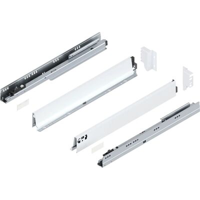 Blum Tandembox antaro M Vollauszug Blumotion 650 mm 65 kg Seidenweiß Blum Tandembox antaro M Vollauszug Blumotion 650 mm 65 kg Seidenweiß