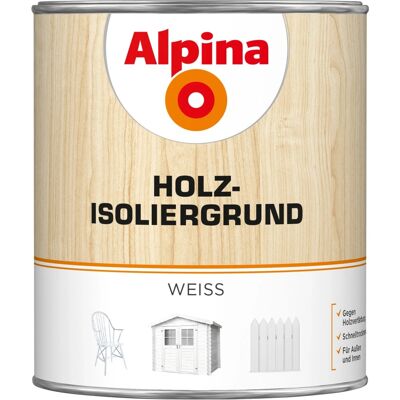 ALPINA Holz-Isoliergrund - Weiss - Holzisoliergrund - Holzgrundierung ALPINA Holz-Isoliergrund - Weiss - Holzisoliergrund - Holzgrundierung