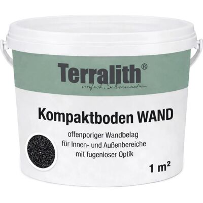 Terralith Kompaktboden Wand Mix Nero 101 für 1 m² Terralith Kompaktboden Wand Mix Nero 101 für 1 m²