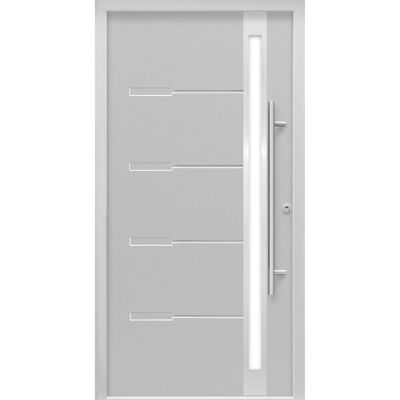 Splendoor Thermospace Sicherheits-Haustür ThermoSpace Prime Neapel RC2 Komfort Grau 110 x 210 cm R Splendoor Thermospace Sicherheits-Haustür ThermoSpace Prime Neapel RC2 Komfort Grau 110 x 210 cm R