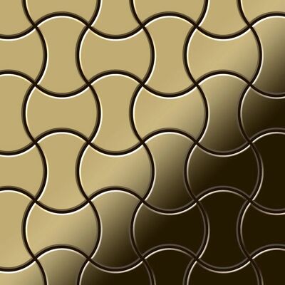 ALLOY Mosaik Fliese Massiv Metall Titan Hochglänzend Gold 1,6mm Stark Infinit-ti-gm 1 Paket mit 10 Matten 0,91 m2 Gold ALLOY Mosaik Fliese Massiv Metall Titan Hochglänzend Gold 1,6mm Stark Infinit-ti-gm 1 Paket mit 10 Matten 0,91 m2 Gold