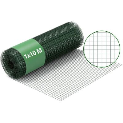 Wiltec Maschendrahtzaun 10M 100Cm 1,42Mm 25X25Mm Drahtgitter Volierendraht Stahl Wiltec Maschendrahtzaun 10M 100Cm 1,42Mm 25X25Mm Drahtgitter Volierendraht Stahl