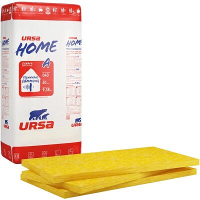 Ursa Home Trennwandplatte 40 mm Glaswolle WLG 040 Ursa Home Trennwandplatte 40 mm Glaswolle WLG 040