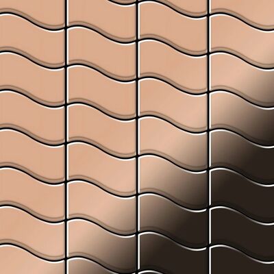 ALLOY Mosaik Fliese Massiv Metall Kupfer Gewalzt Kupfer 1,6mm Stark Flux-cm 1 Paket mit 10 Matten 0,86 m2 Kupfer ALLOY Mosaik Fliese Massiv Metall Kupfer Gewalzt Kupfer 1,6mm Stark Flux-cm 1 Paket mit 10 Matten 0,86 m2 Kupfer