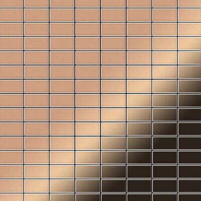 ALLOY Mosaik Fliese Massiv Metall Kupfer Gewalzt Kupfer 1,6mm Stark Bauhaus-cm 1 Paket mit 10 Matten 1,05 m2 Kupfer ALLOY Mosaik Fliese Massiv Metall Kupfer Gewalzt Kupfer 1,6mm Stark Bauhaus-cm 1 Paket mit 10 Matten 1,05 m2 Kupfer