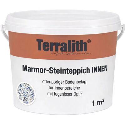 Terralith Edelsteinteppich Sodalith Bianco 1 m² Innen Terralith Edelsteinteppich Sodalith Bianco 1 m² Innen