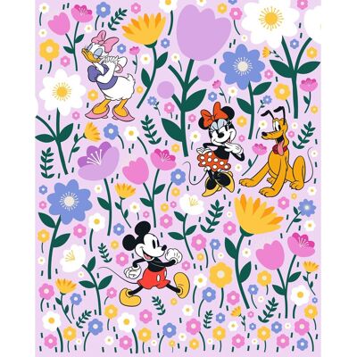 KOMAR Disney Mickey Mouse und Minnie Mouse Botanischer Frühling - Tapete KOMAR Disney Mickey Mouse und Minnie Mouse Botanischer Frühling - Tapete