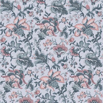 Laura Ashley Portia Pale Slate Tapete - Klassisches Paisleymuster Laura Ashley Portia Pale Slate Tapete - Klassisches Paisleymuster