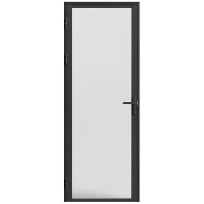 Vente-unique Tür-Komplettsets Loxton Schwarz 83 cm Vente-unique Tür-Komplettsets Loxton Schwarz 83 cm