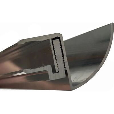 Glaszentrum Hagen 200 cm Regenrinne für Glasvordächer Silber 10,8 bis 17,5mm Glaszentrum Hagen 200 cm Regenrinne für Glasvordächer Silber 10,8 bis 17,5mm
