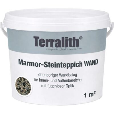 Terralith Marmor - Steinteppich Wand Mix Verona Fein für 1 m² Terralith Marmor - Steinteppich Wand Mix Verona Fein für 1 m²
