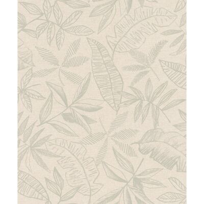 Schöner Wohnen Vliestapete Blätter 10,05 m x 0,53 m Wollbeige Schöner Wohnen Vliestapete Blätter 10,05 m x 0,53 m Wollbeige