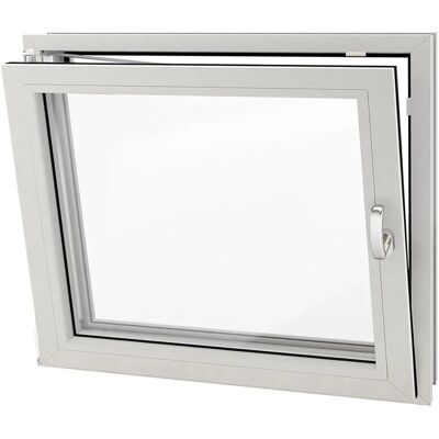 Roro Fenster Eco Kunststoff-Profil Weiß 60 cm x 50 cm DIN L Roro Fenster Eco Kunststoff-Profil Weiß 60 cm x 50 cm DIN L