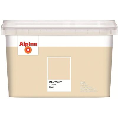Alpina Innenfarbe Pantone Birch 2,5, Beige-Creme Alpina Innenfarbe Pantone Birch 2,5, Beige-Creme