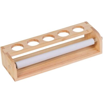 Relaxdays Malrollen 3er Set Kiefernholz Papier Natur Weiß Mit Halterung 10 cm x 43,5 cm x 19 cm Relaxdays Malrollen 3er Set Kiefernholz Papier Natur Weiß Mit Halterung 10 cm x 43,5 cm x 19 cm