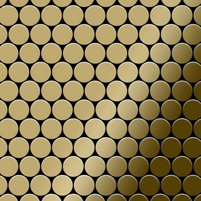 ALLOY Mosaik Fliese Massiv Metall Titan Hochglänzend Gold 1,6mm Stark Dome-ti-gm 1 Paket mit 10 Matten 0,73 m2 Gold ALLOY Mosaik Fliese Massiv Metall Titan Hochglänzend Gold 1,6mm Stark Dome-ti-gm 1 Paket mit 10 Matten 0,73 m2 Gold