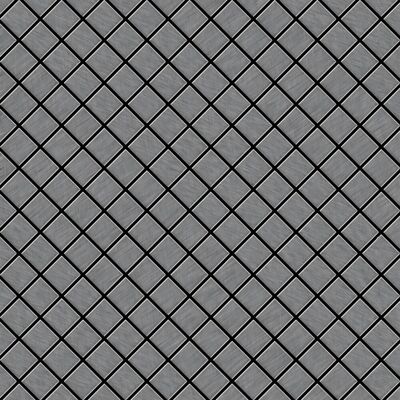 ALLOY Mosaik Fliese Massiv Metall Edelstahl Marine Gebürstet Grau Diamond-s-s-mb 1 Paket mit 10 Matten 0,91 m2 Grau ALLOY Mosaik Fliese Massiv Metall Edelstahl Marine Gebürstet Grau Diamond-s-s-mb 1 Paket mit 10 Matten 0,91 m2 Grau