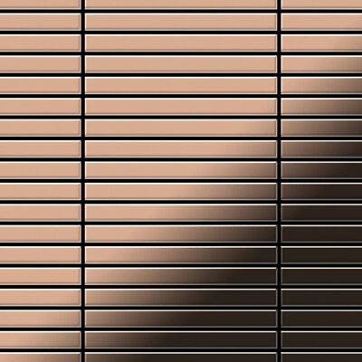 ALLOY Mosaik Fliese Massiv Metall Kupfer Gewalzt Kupfer 1,6mm Stark Linear-cm 1 Paket mit 10 Matten 0,94 m2 Kupfer ALLOY Mosaik Fliese Massiv Metall Kupfer Gewalzt Kupfer 1,6mm Stark Linear-cm 1 Paket mit 10 Matten 0,94 m2 Kupfer