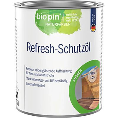 Biopin Refresh-Schutzöl Farblos Seidenglänzend 750 ml Biopin Refresh-Schutzöl Farblos Seidenglänzend 750 ml