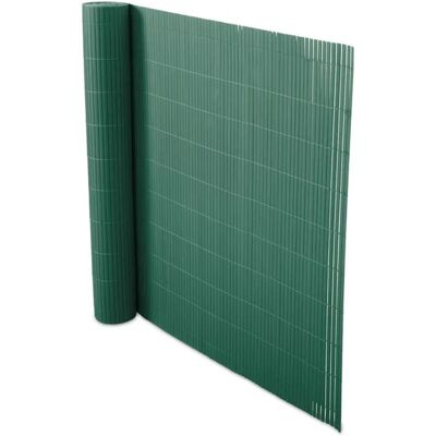 KARAT PVC Sichtschutzzaun Blickdicht für Garten und Balkon Grün 150 x 300 cm KARAT PVC Sichtschutzzaun Blickdicht für Garten und Balkon Grün 150 x 300 cm