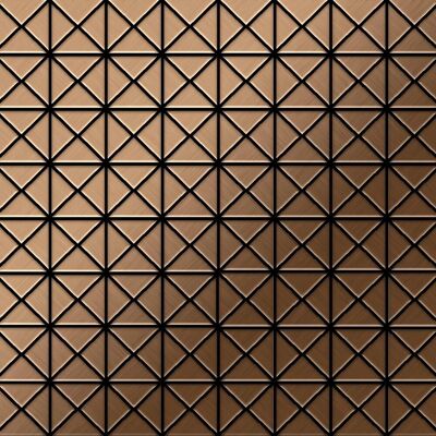 ALLOY Mosaik Fliese Massiv Metall Titan Gebürstet Kupfer 1,6mm Stark Deco-ti-ab 1 Paket mit 10 Matten 0,92 m2 Kupfer ALLOY Mosaik Fliese Massiv Metall Titan Gebürstet Kupfer 1,6mm Stark Deco-ti-ab 1 Paket mit 10 Matten 0,92 m2 Kupfer