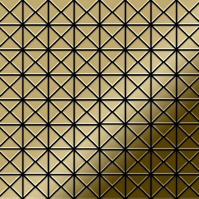 ALLOY Mosaik Fliese Massiv Metall Titan Hochglänzend Gold 1,6mm Stark Deco-ti-gm 1 Paket mit 10 Matten 0,92 m2 Gold ALLOY Mosaik Fliese Massiv Metall Titan Hochglänzend Gold 1,6mm Stark Deco-ti-gm 1 Paket mit 10 Matten 0,92 m2 Gold