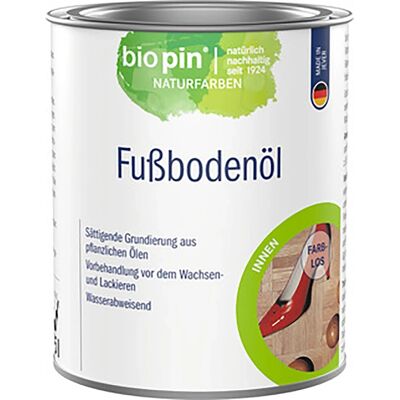 Biopin Fußbodenöl Transparent matt 750 ml Biopin Fußbodenöl Transparent matt 750 ml