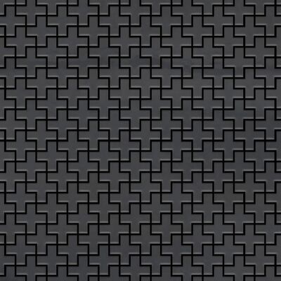 ALLOY Mosaik Fliese Massiv Metall Rohstahl Gewalzt Grau 1,6mm Stark Swiss Cross-rs 1 Paket mit 10 Matten 0,88 m2 Grau ALLOY Mosaik Fliese Massiv Metall Rohstahl Gewalzt Grau 1,6mm Stark Swiss Cross-rs 1 Paket mit 10 Matten 0,88 m2 Grau