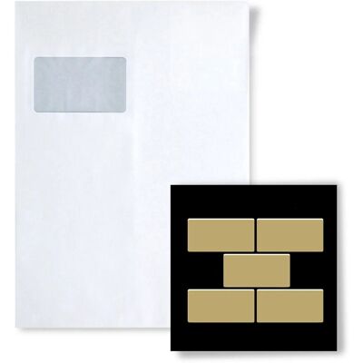 ALLOY Mosaik MUSTER S-House-Ti-GM House Titan Gold Hochglänzend ALLOY Mosaik MUSTER S-House-Ti-GM House Titan Gold Hochglänzend