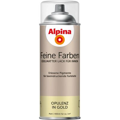 Alpina Feine Farben Sprühlack Opulenz in Gold 400 ml Alpina Feine Farben Sprühlack Opulenz in Gold 400 ml