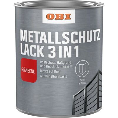 OBI - Rostschutz-3-in-1 - Grigio argento - 375 ml - Paint OBI - Rostschutz-3-in-1 - Grigio argento - 375 ml - Paint