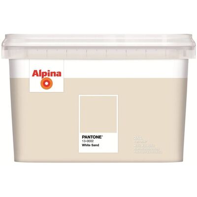 Alpina Innenfarbe Pantone White Sand 2,5, Greige Alpina Innenfarbe Pantone White Sand 2,5, Greige