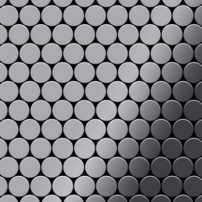 ALLOY Mosaik Fliese Massiv Metall Edelstahl Hochglanz Grau 1,6mm Dollar-s-s-m 1 Paket mit 10 Matten 0,88 m2 Grau ALLOY Mosaik Fliese Massiv Metall Edelstahl Hochglanz Grau 1,6mm Dollar-s-s-m 1 Paket mit 10 Matten 0,88 m2 Grau